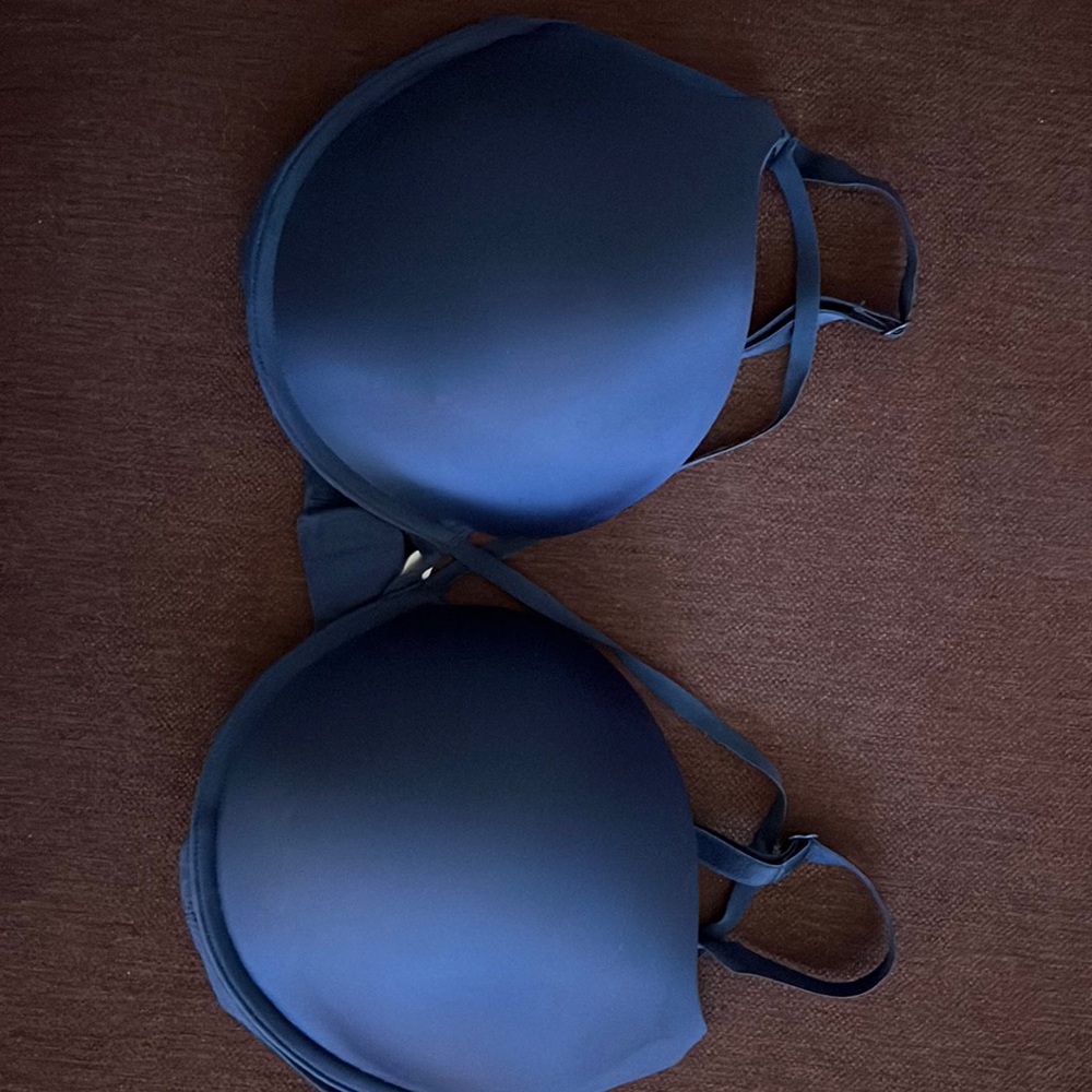 Victoria Secret Push-Up Bra 36 DD Blue